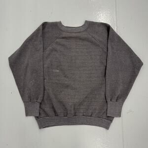 Vintage 80s Spalding Grey Faded Boxy Blank Sweatshirt